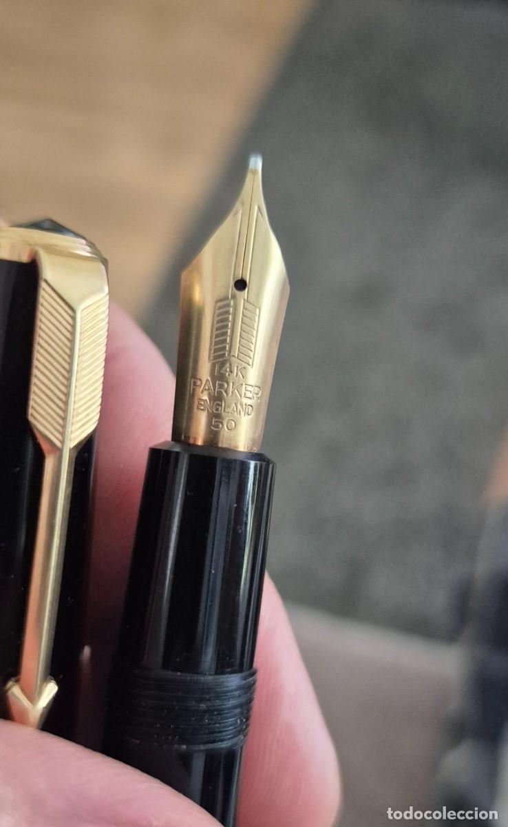 Plumas estilogr&aacute;ficas antiguas: Pluma estilografica Parker Maxima - Foto 4
