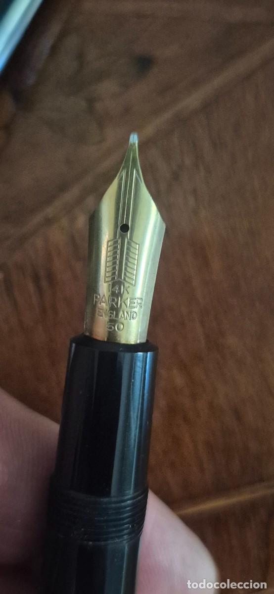 Plumas estilogr&aacute;ficas antiguas: Pluma estilografica Parker Maxima - Foto 14
