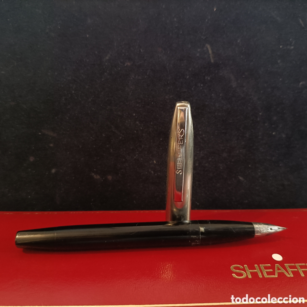 Plumas estilogr&aacute;ficas antiguas: Pluma estilogr&aacute;fica Sheaffer made USA. - Foto 2
