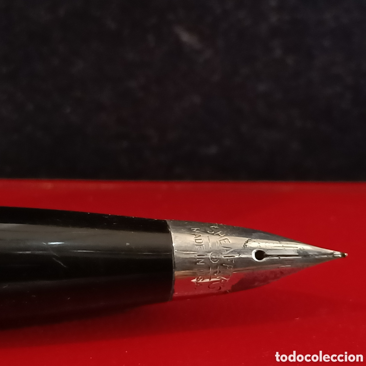 Plumas estilogr&aacute;ficas antiguas: Pluma estilogr&aacute;fica Sheaffer made USA. - Foto 3