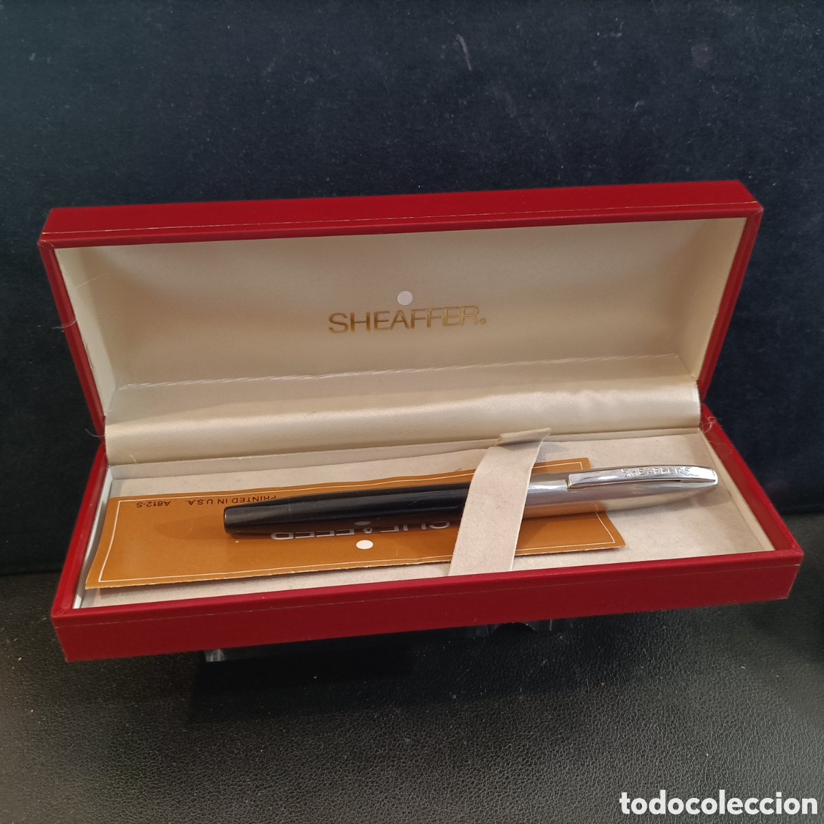 Plumas estilogr&aacute;ficas antiguas: Pluma estilogr&aacute;fica Sheaffer made USA. - Foto 6