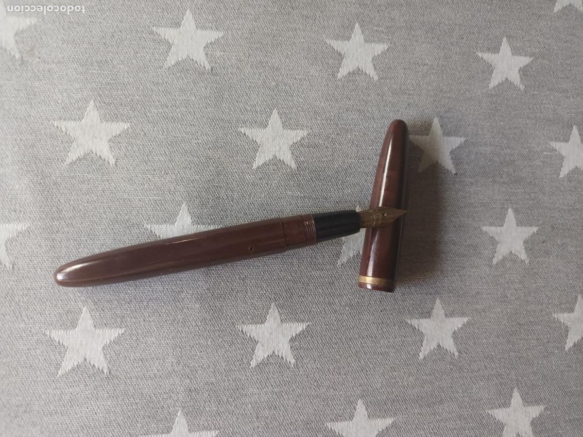 Old Fountain Pens: PLUMA ESTILOGR&Aacute;FICA ANTIGUA WARRANTED GOLDING 14 KTS