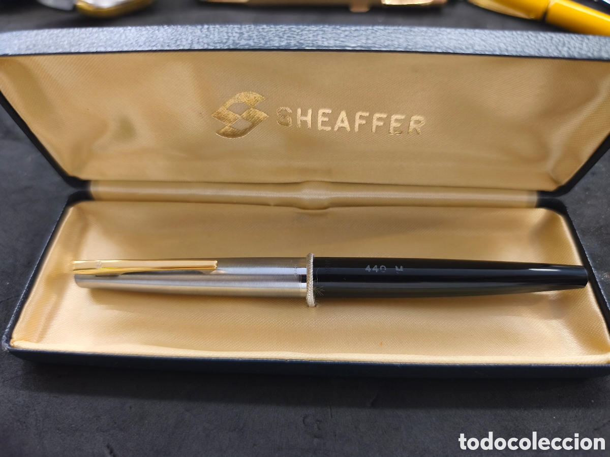 Plumas estilogr&aacute;ficas antiguas: Pluma Sheaffer 440 con caja