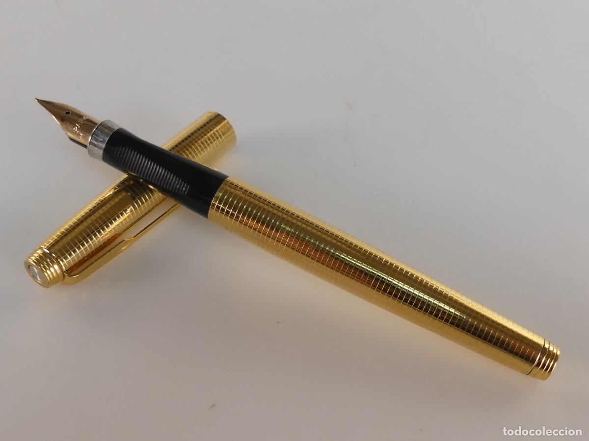 Old Fountain Pens: PLIMA MARCA PARKER PLUMIN DE 14K OBJETO DE COLECCION