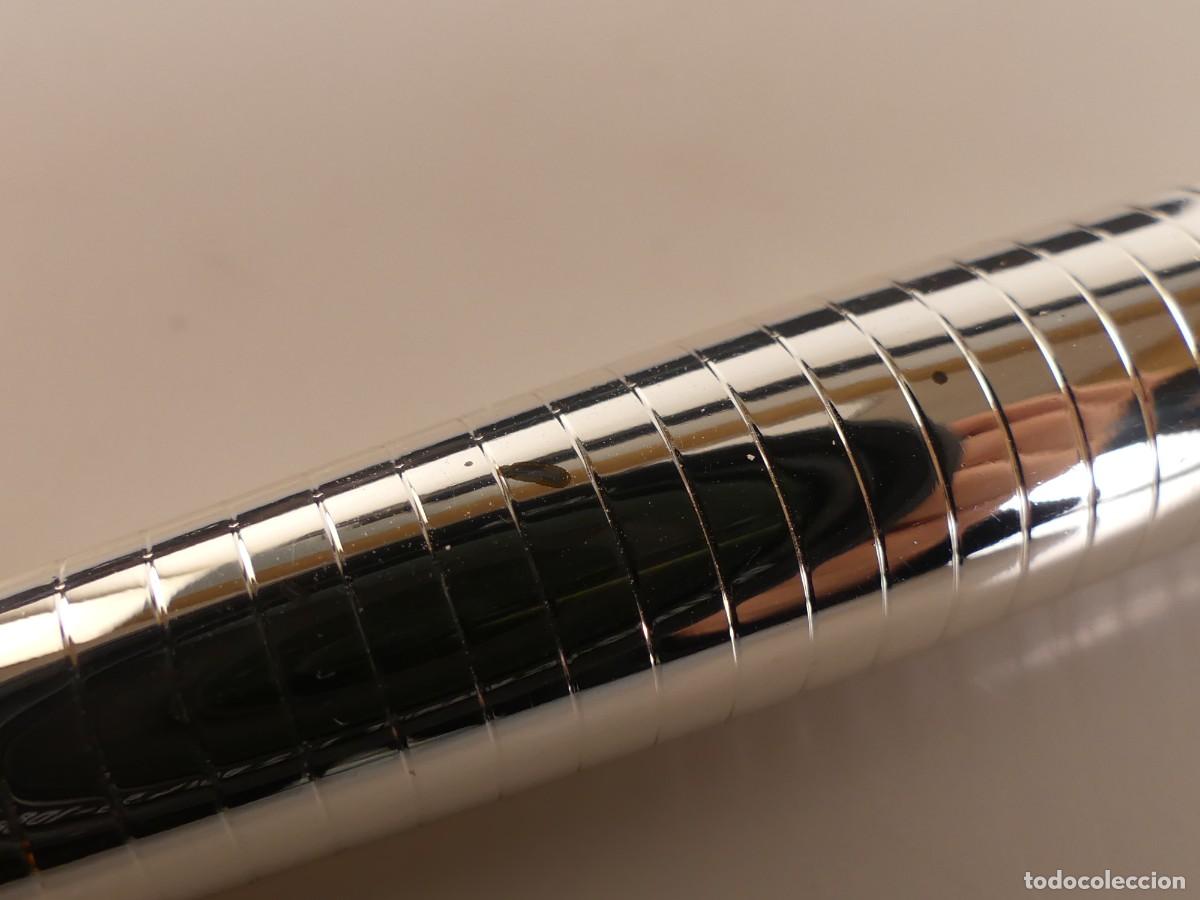Plumas estilogr&aacute;ficas antiguas: PLUMA ESTILOGRAFICA IRIDIUM POINT GERMANY SILVER LEGENDS OBJETO DE COLECCI&Oacute;N - Foto 4
