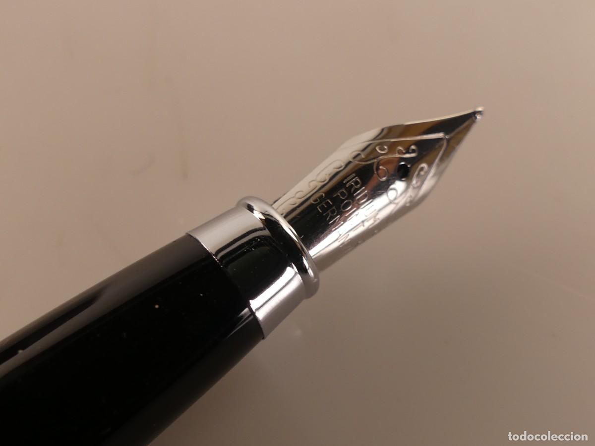 Plumas estilogr&aacute;ficas antiguas: PLUMA ESTILOGRAFICA IRIDIUM POINT GERMANY SILVER LEGENDS OBJETO DE COLECCI&Oacute;N - Foto 6