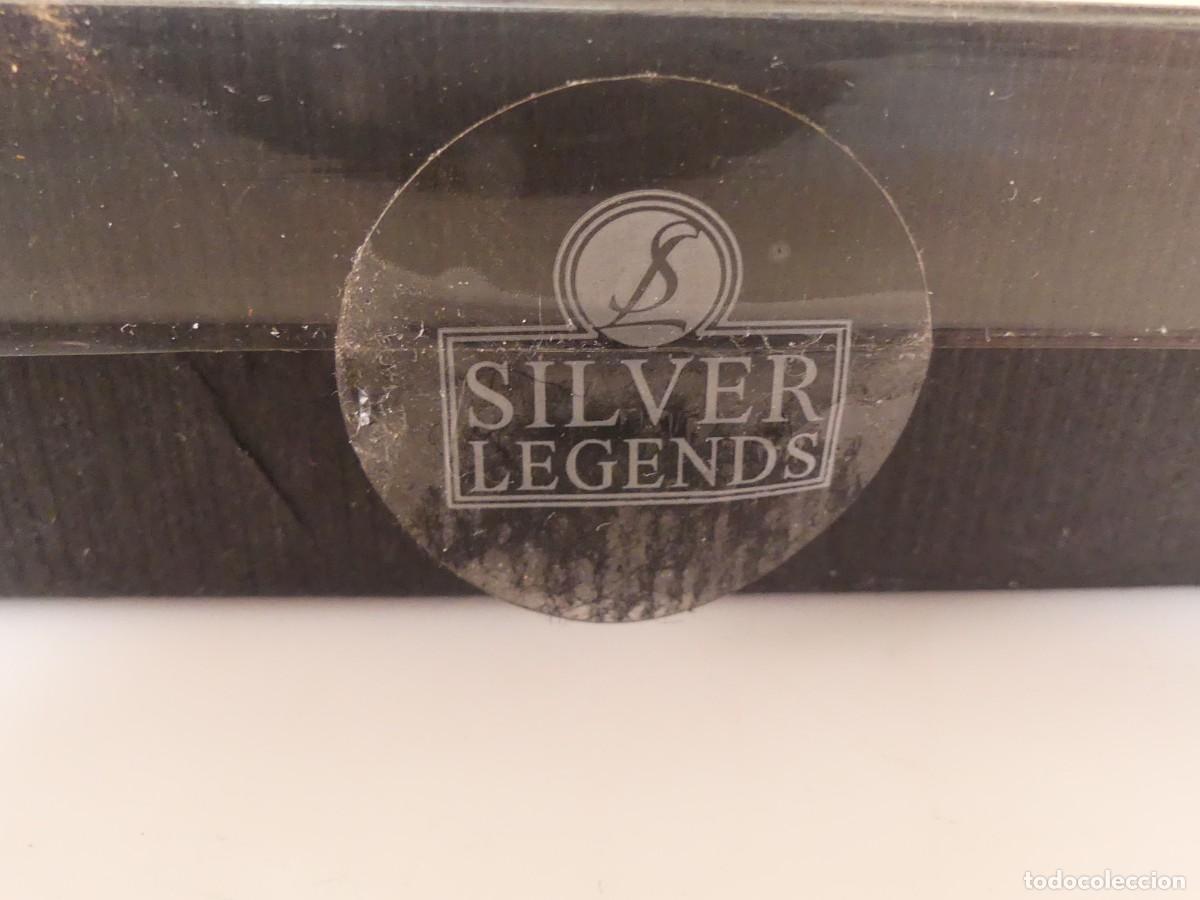 Plumas estilogr&aacute;ficas antiguas: PLUMA ESTILOGRAFICA IRIDIUM POINT GERMANY SILVER LEGENDS OBJETO DE COLECCI&Oacute;N - Foto 7