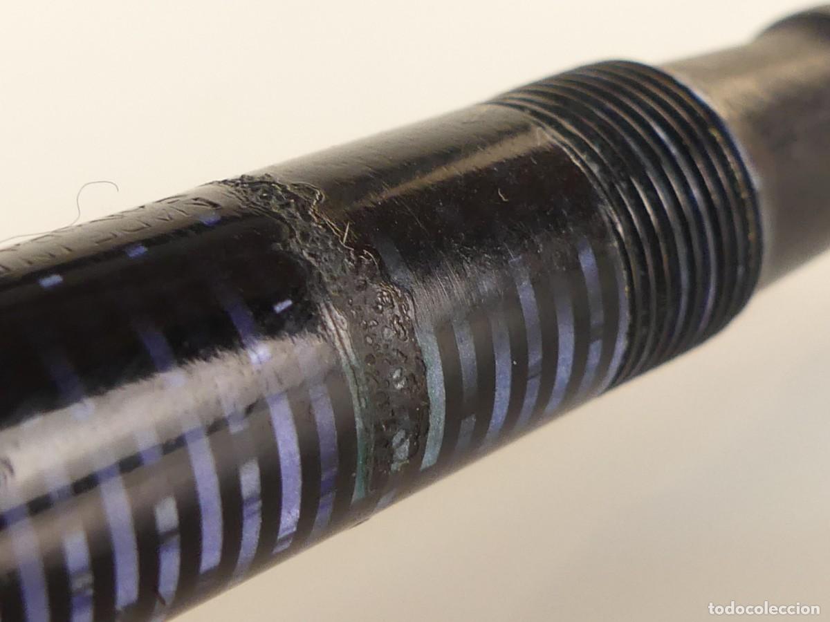 Plumas estilogr&aacute;ficas antiguas: ANTIGUA PLUMA MARCA PARKER VACUMATIC OBJETO DE COLECCION - Foto 16