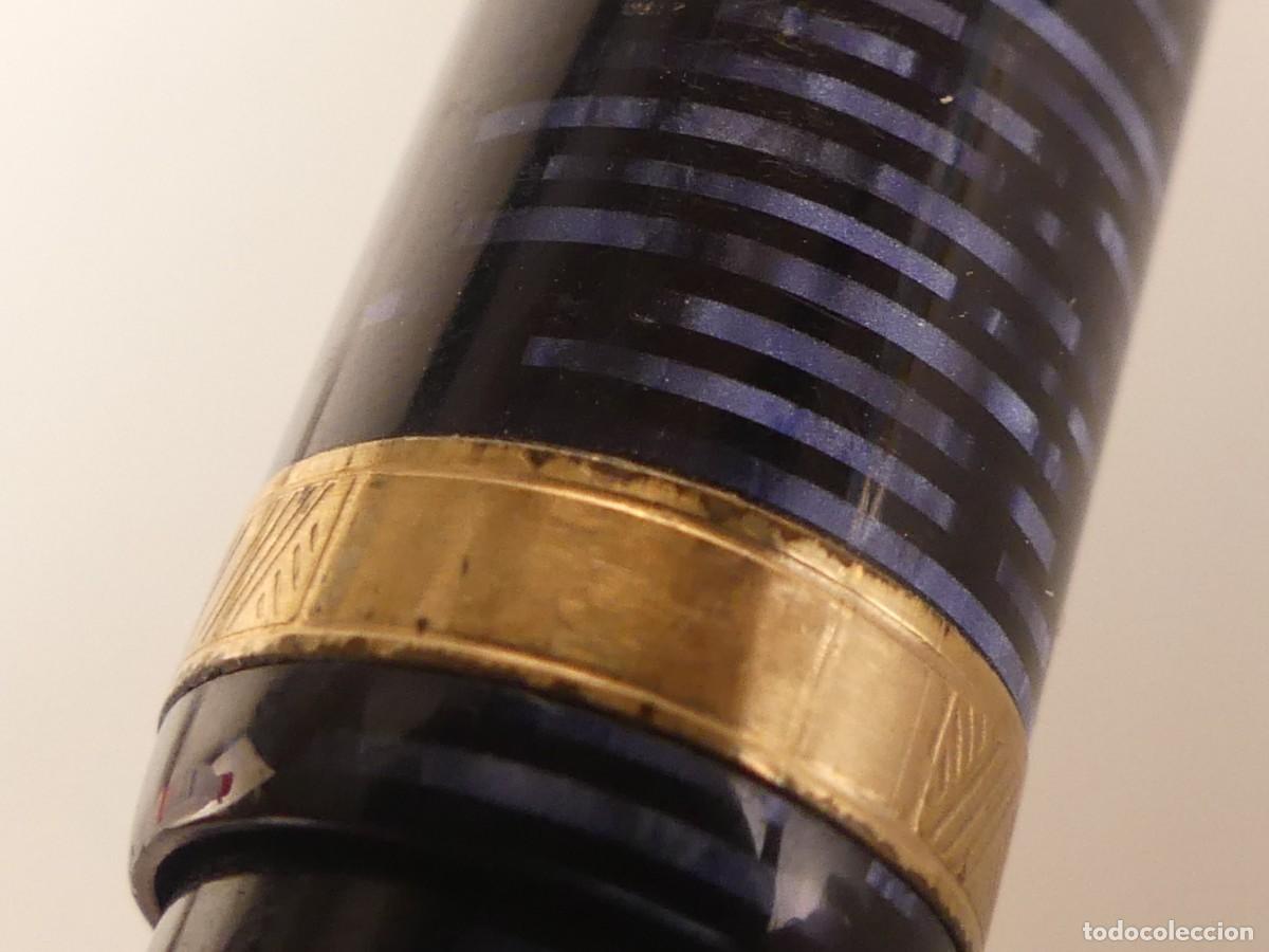 Plumas estilogr&aacute;ficas antiguas: ANTIGUA PLUMA MARCA PARKER VACUMATIC OBJETO DE COLECCION - Foto 18