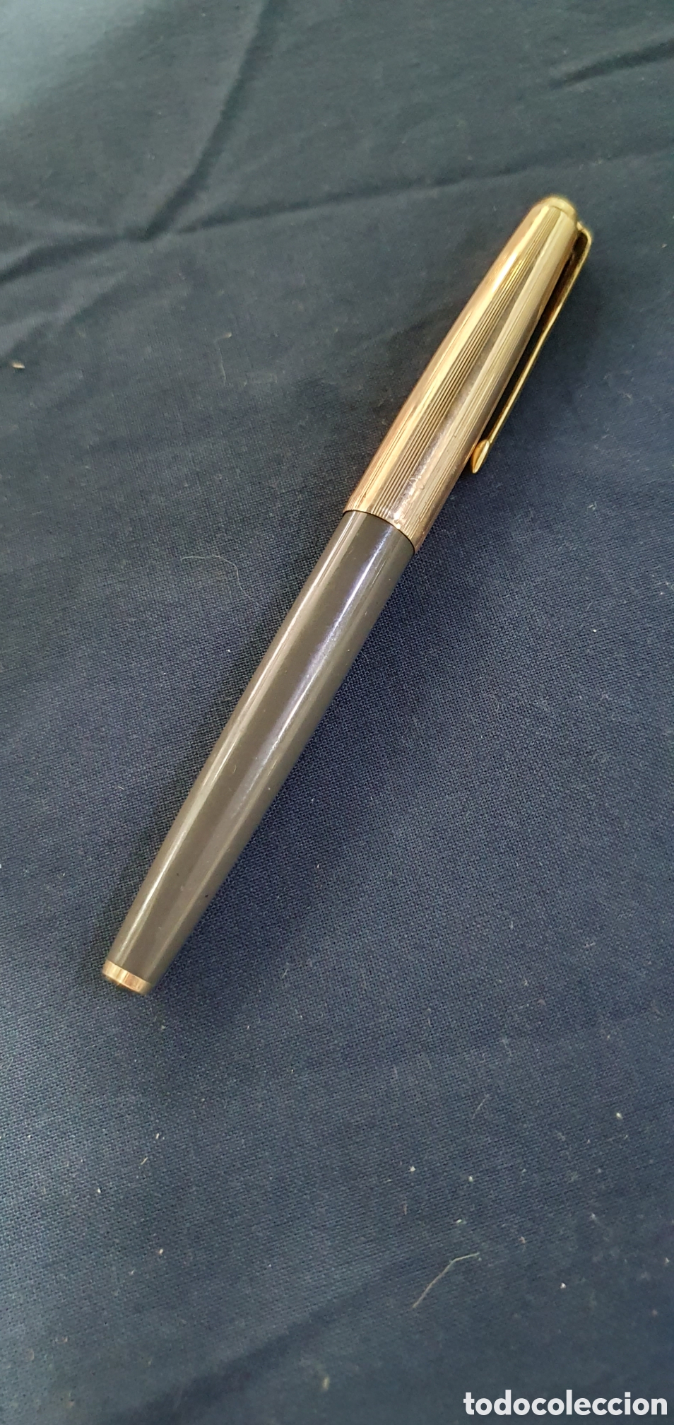 Penne stilografiche antiche: SALIDA 0.01&euro;. Estilografica Parker 61. Capuchon chapado en oro. (L135)