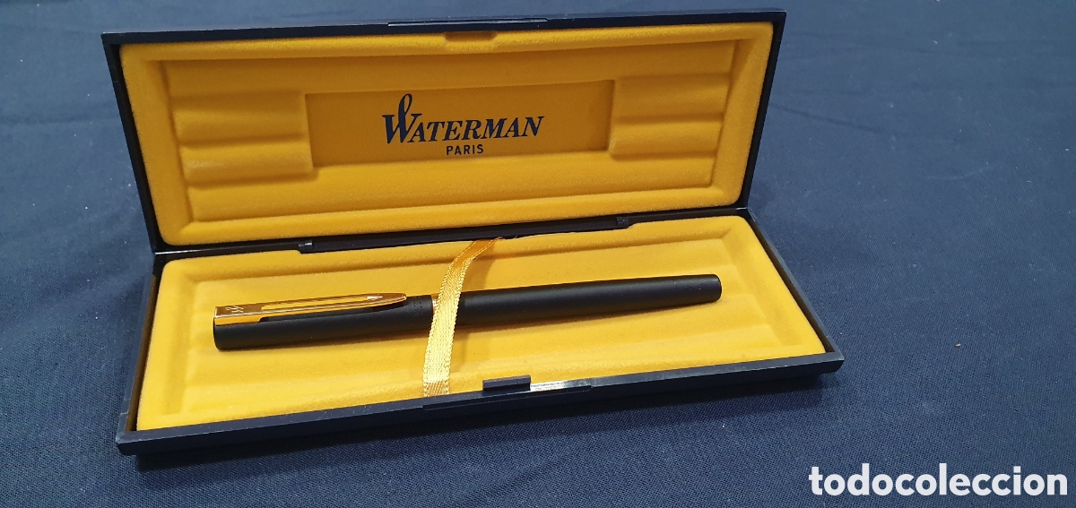 Old Fountain Pens: Estilografica Waterman negra. En caja. (L134)