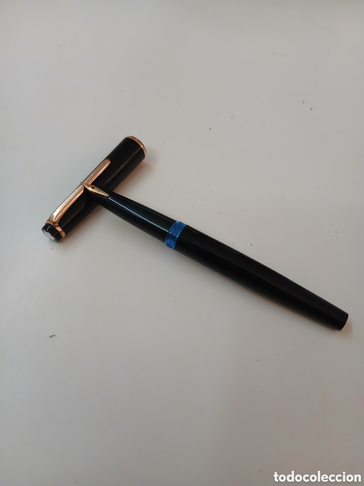 Old Fountain Pens: PLUMA MontBlanc 32 cuerpo negro plumin oro