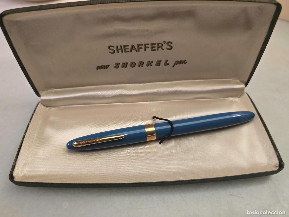 Plumas estilogr&aacute;ficas antiguas: Sheaffer Snorkel Admiral Pluma Estilogr&aacute;fica a&ntilde;os 50