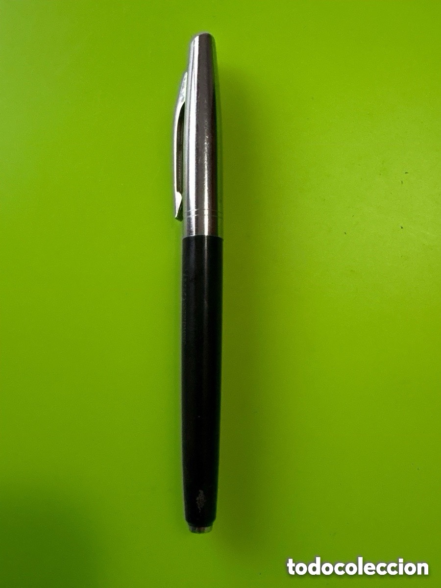 Old Fountain Pens: Antigua pluma francesa Visorette color negra (A21)