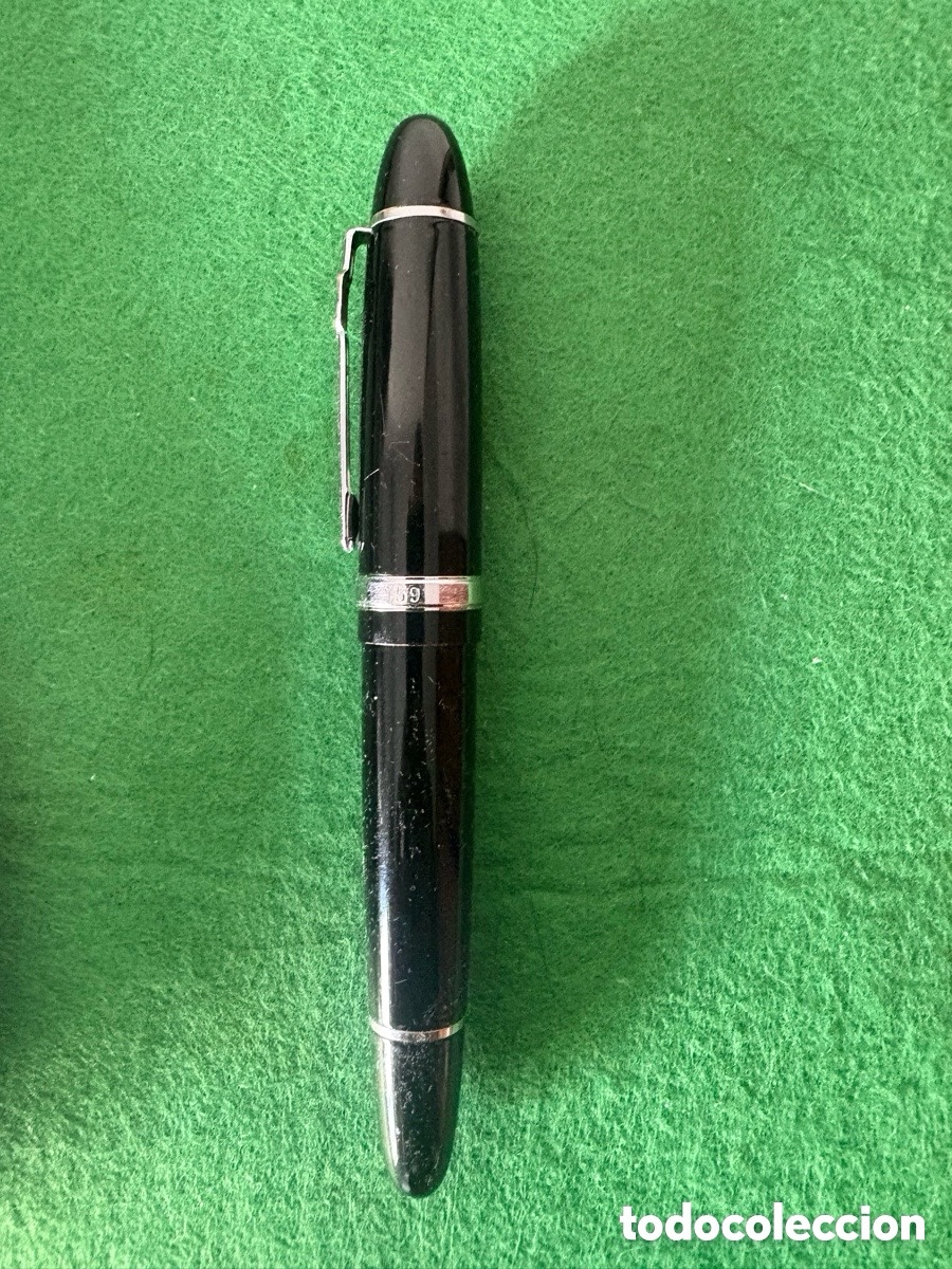 Old Fountain Pens: Pluma gorda negro lacado Jinhao (A15)
