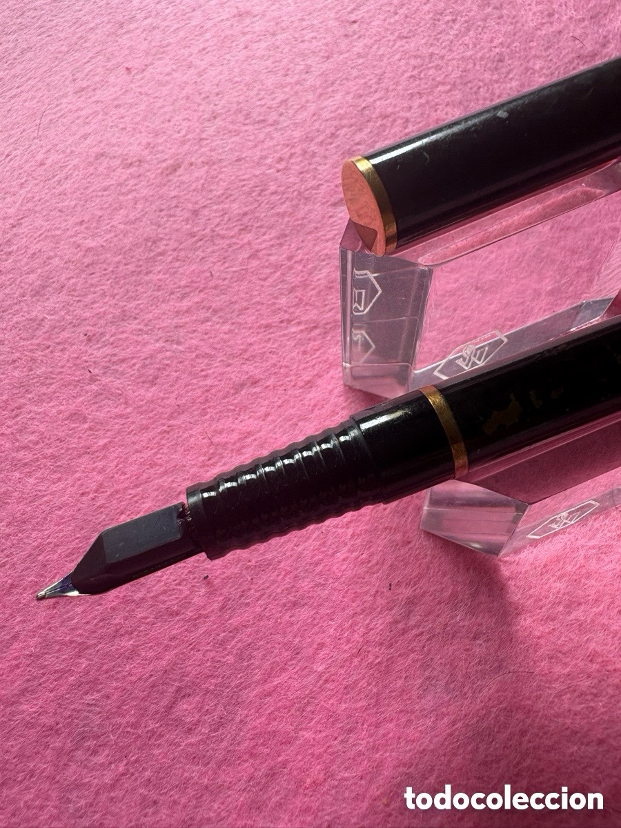 Plumas estilogr&aacute;ficas antiguas: Pluma Waterman Laureat lacada (A1) - Foto 5