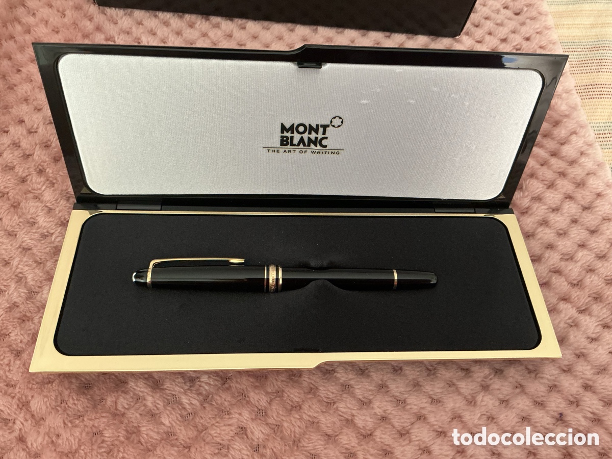 Old Fountain Pens: Pluma estilogr&aacute;fica MONT BLANC Meisterstuck original con estuche y certificado