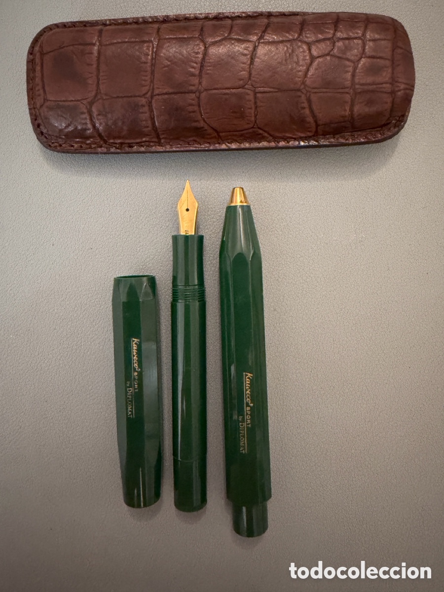 Plumas estilogr&aacute;ficas antiguas: Juego 3 plumas y 3 3 bol&iacute;grafos Kaweco by Diplomat