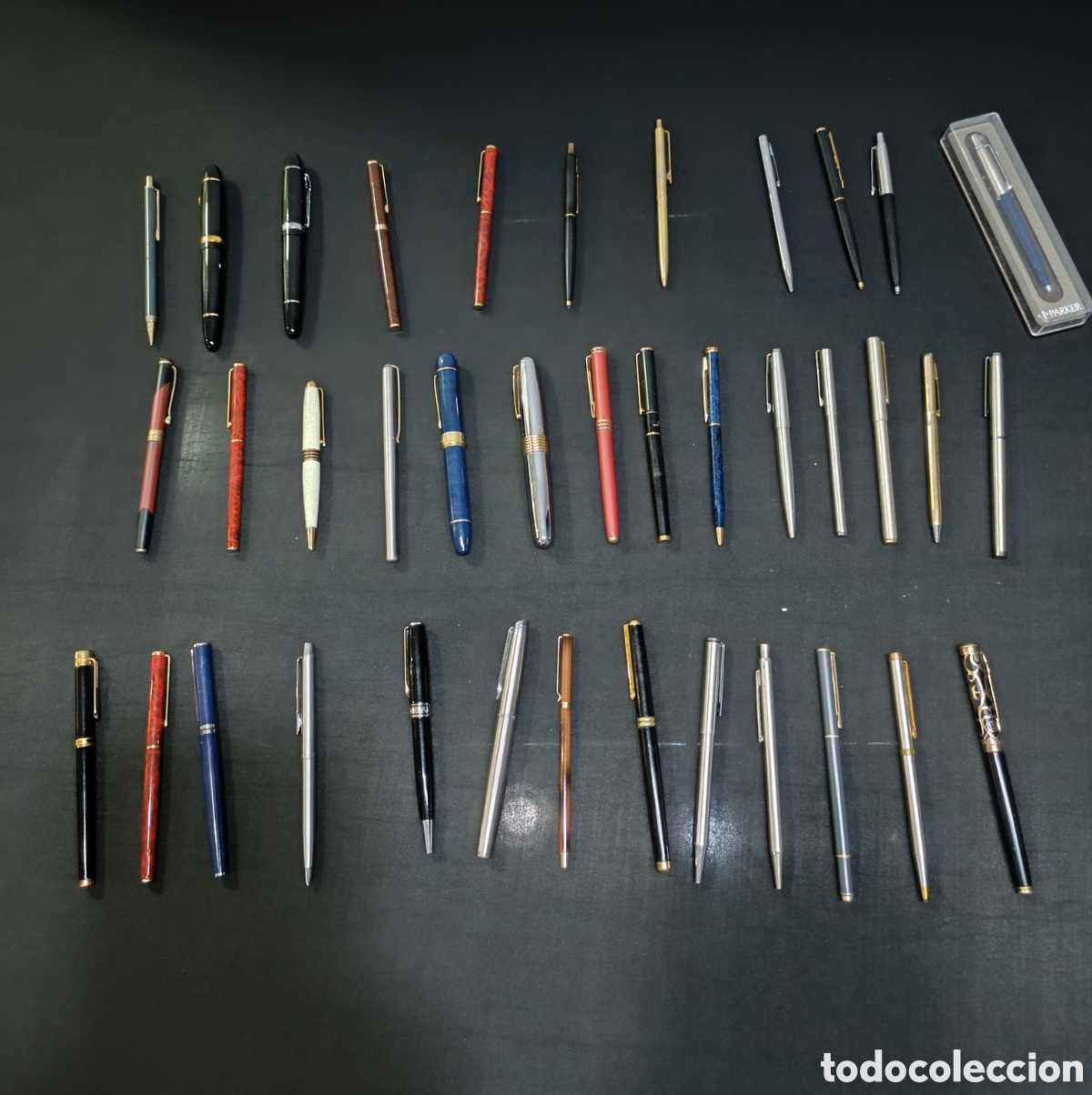 Plumas estilogr&aacute;ficas antiguas: Lote de Bol&iacute;grafos y Plumas Antiguas