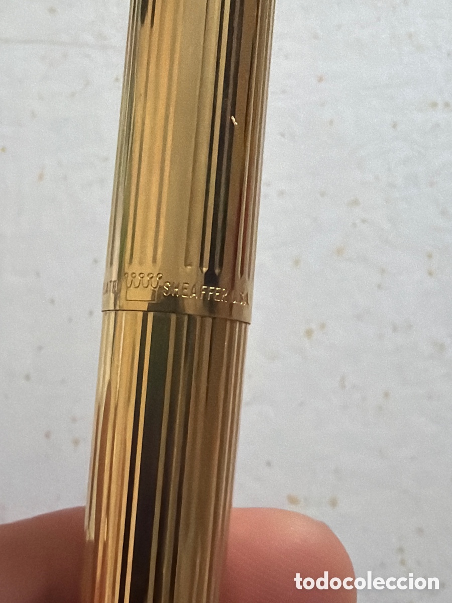 Plumas estilogr&aacute;ficas antiguas: Pluma Sheaffer con plumin de 14k - Foto 2