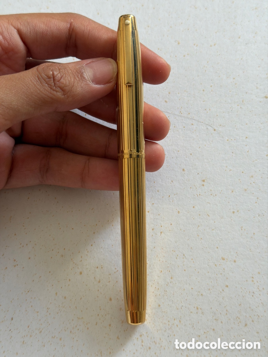 Plumas estilogr&aacute;ficas antiguas: Pluma Sheaffer con plumin de 14k
