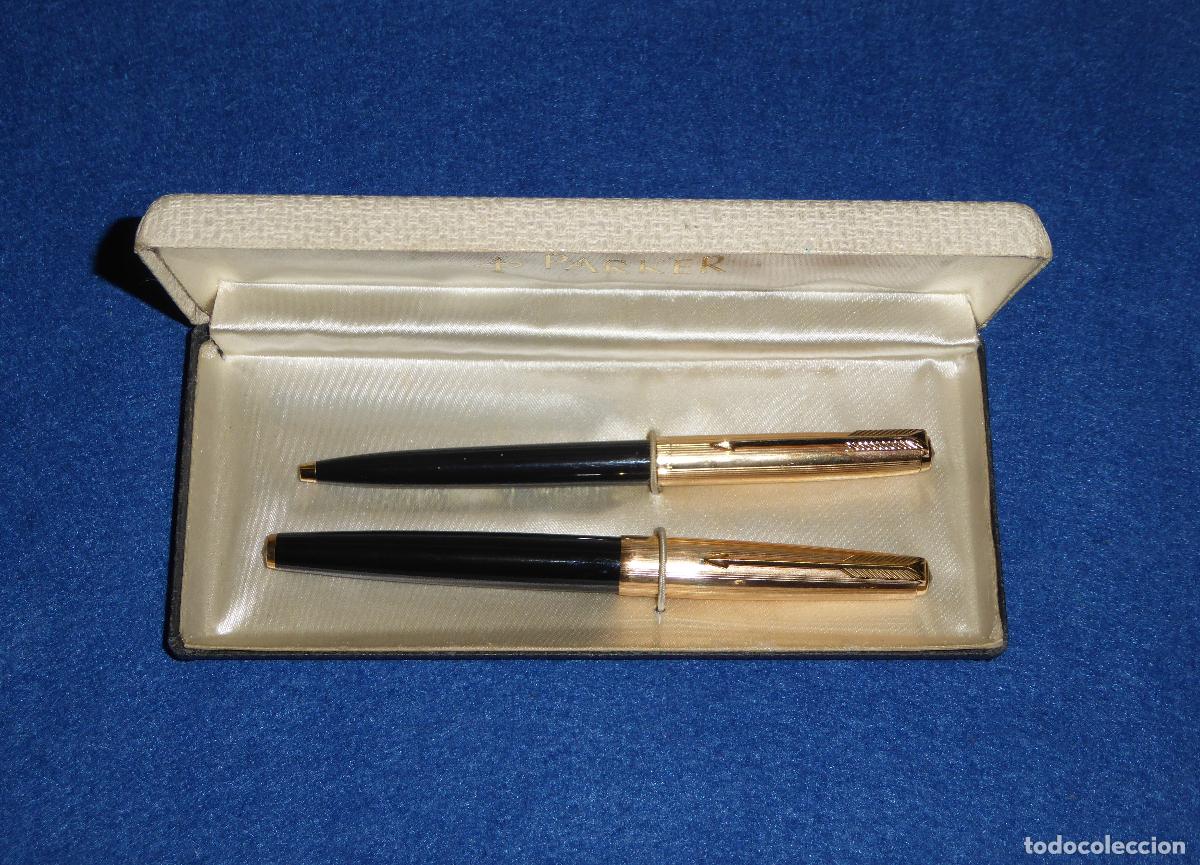 Plumas estilogr&aacute;ficas antiguas: PLUMA ESTILOGRAFICA Y BOLIGRAFO PARKER 61
