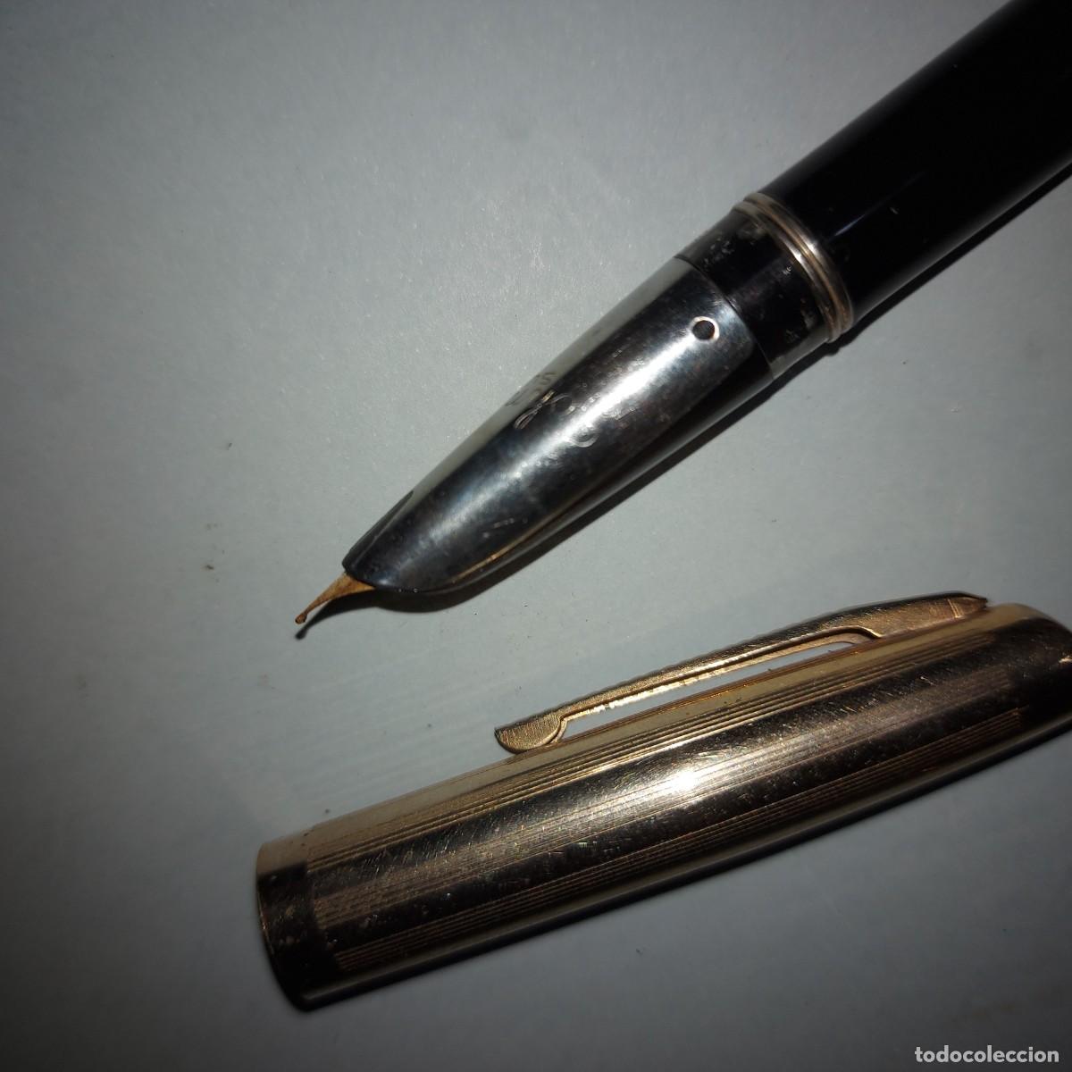 Plumas estilogr&aacute;ficas antiguas: PLUMA ESTILOGRAFICA JOHNSON, DECADA DE LOS 60 - Foto 4