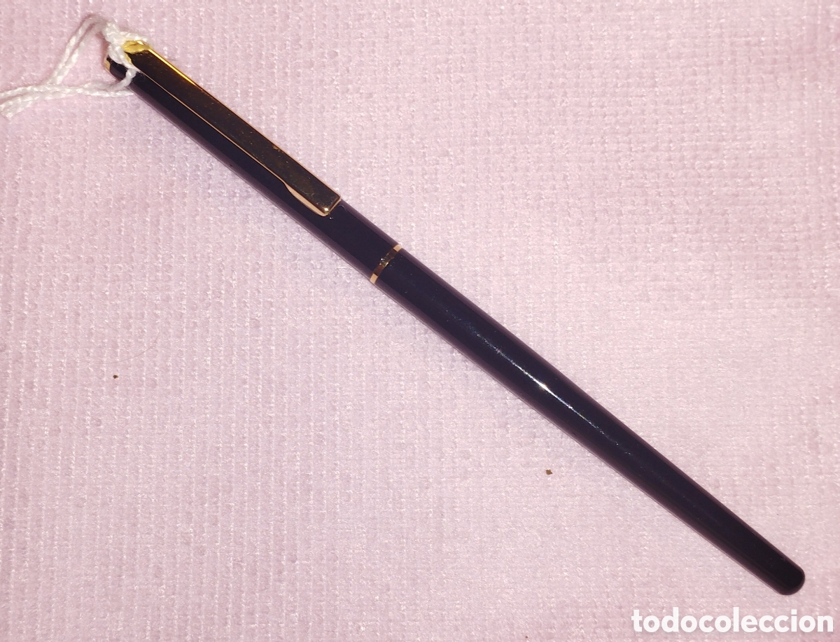 Plumas de tinta permanente antigas: PLUMA ESTILOGRAFICA TIPO CHALANA ULTRA SLIM - SUPER FINA - A&Ntilde;OS 1980