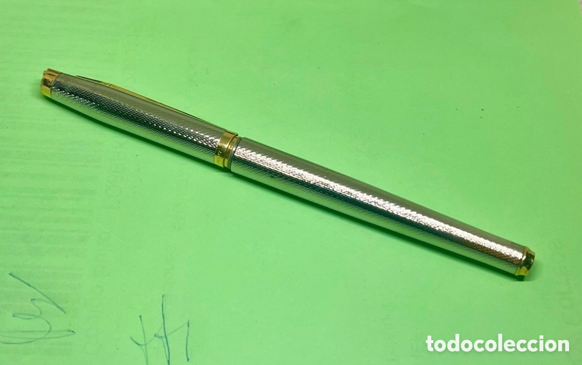 Plumas estilogr&aacute;ficas antiguas: PLUMA &Eacute;LYSS&Eacute; GERMANY, , Cromo - Oro , Funcina como nueve a&ntilde;os 80/90