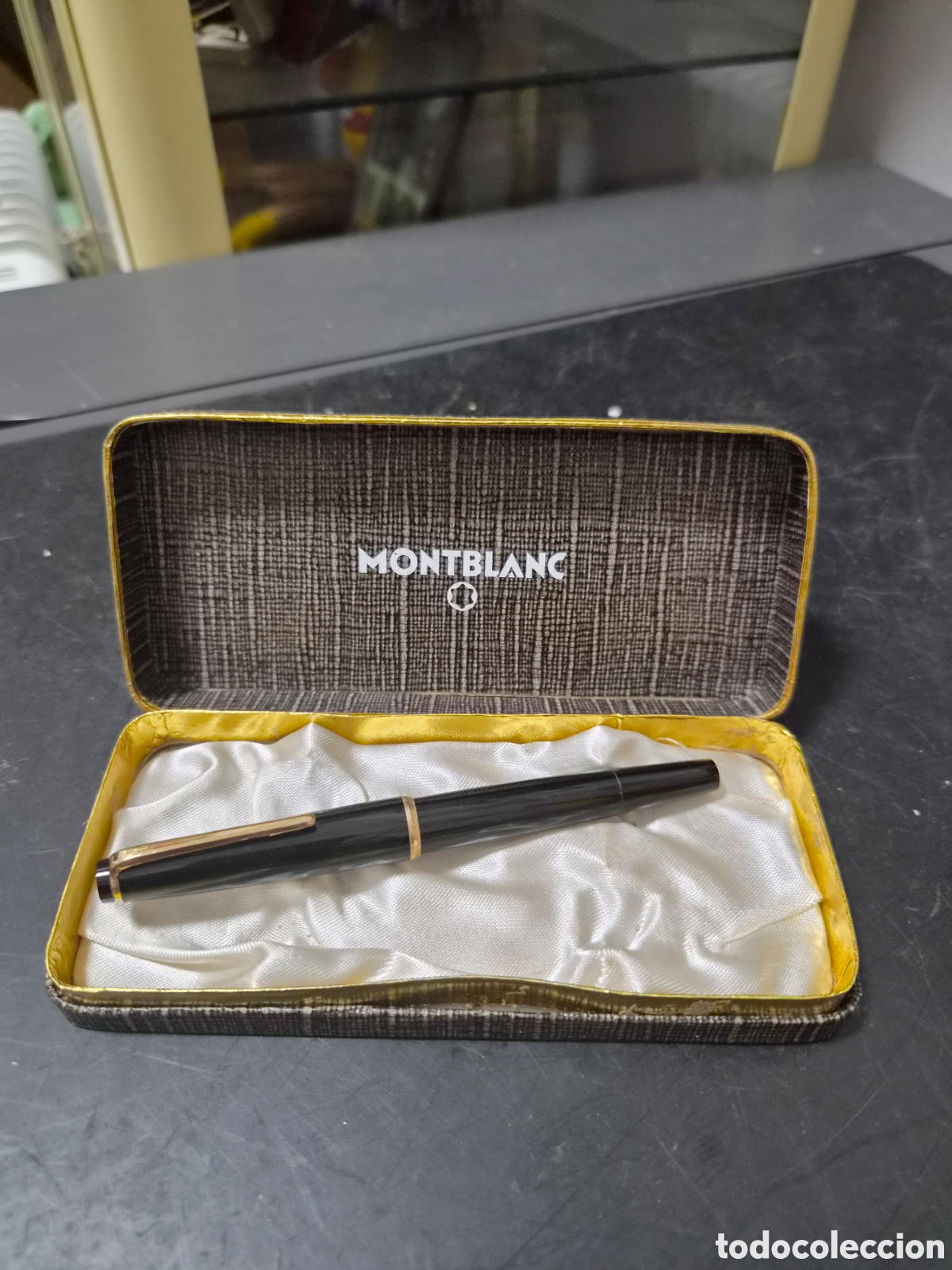 Plumas estilogr&aacute;ficas antiguas: ANTIGUA PLUMA ESTILOGR&Aacute;FICA MONTBLANC EN CAJA ORIGINAL
