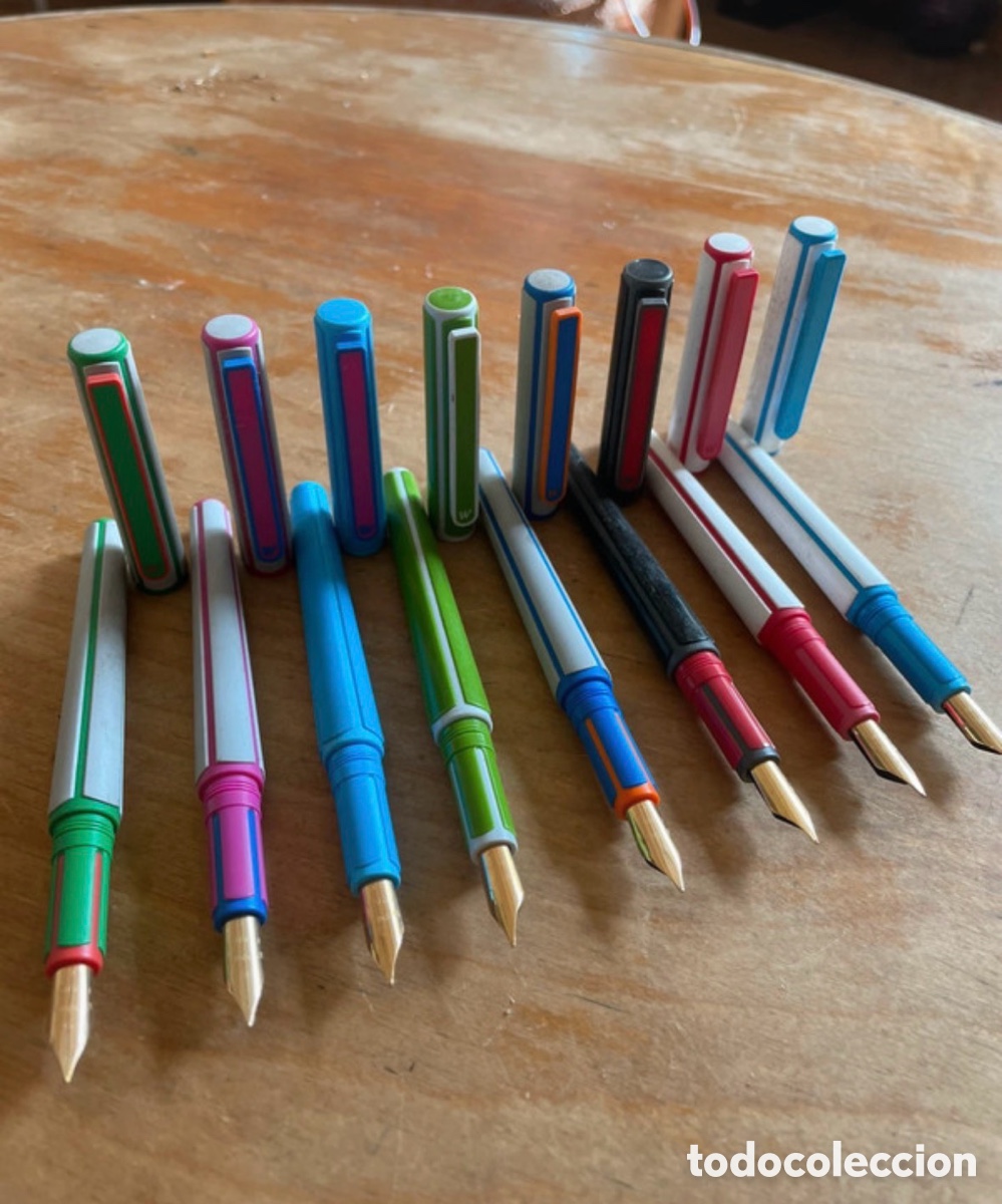 Plumas estilogr&aacute;ficas antiguas: Nuevas a estrenar! Lote de 8 plumas Waterman Jiffie