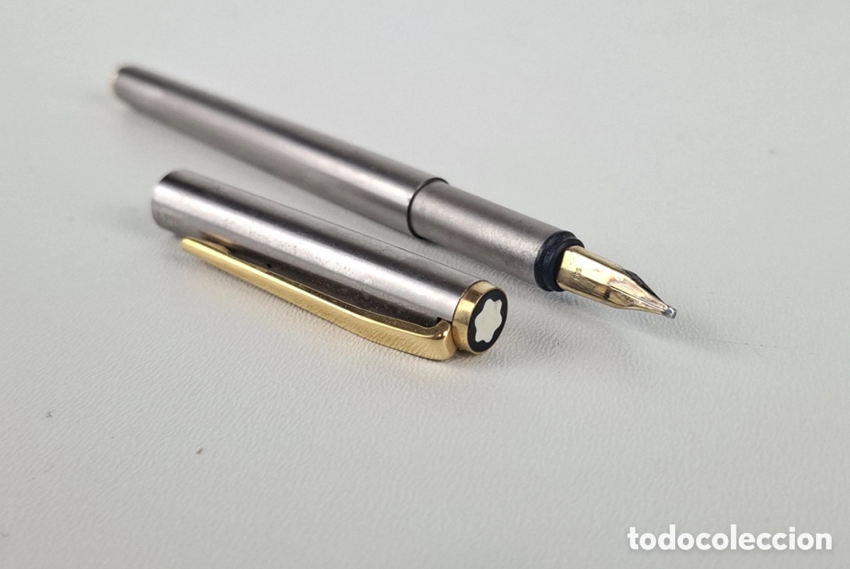 Plumas estilogr&aacute;ficas antiguas: Pluma Montblanc Noblesse 1128 Original &ndash; Plum&iacute;n Oro 14K 585 &ndash; Alemania, a&ntilde;os 70