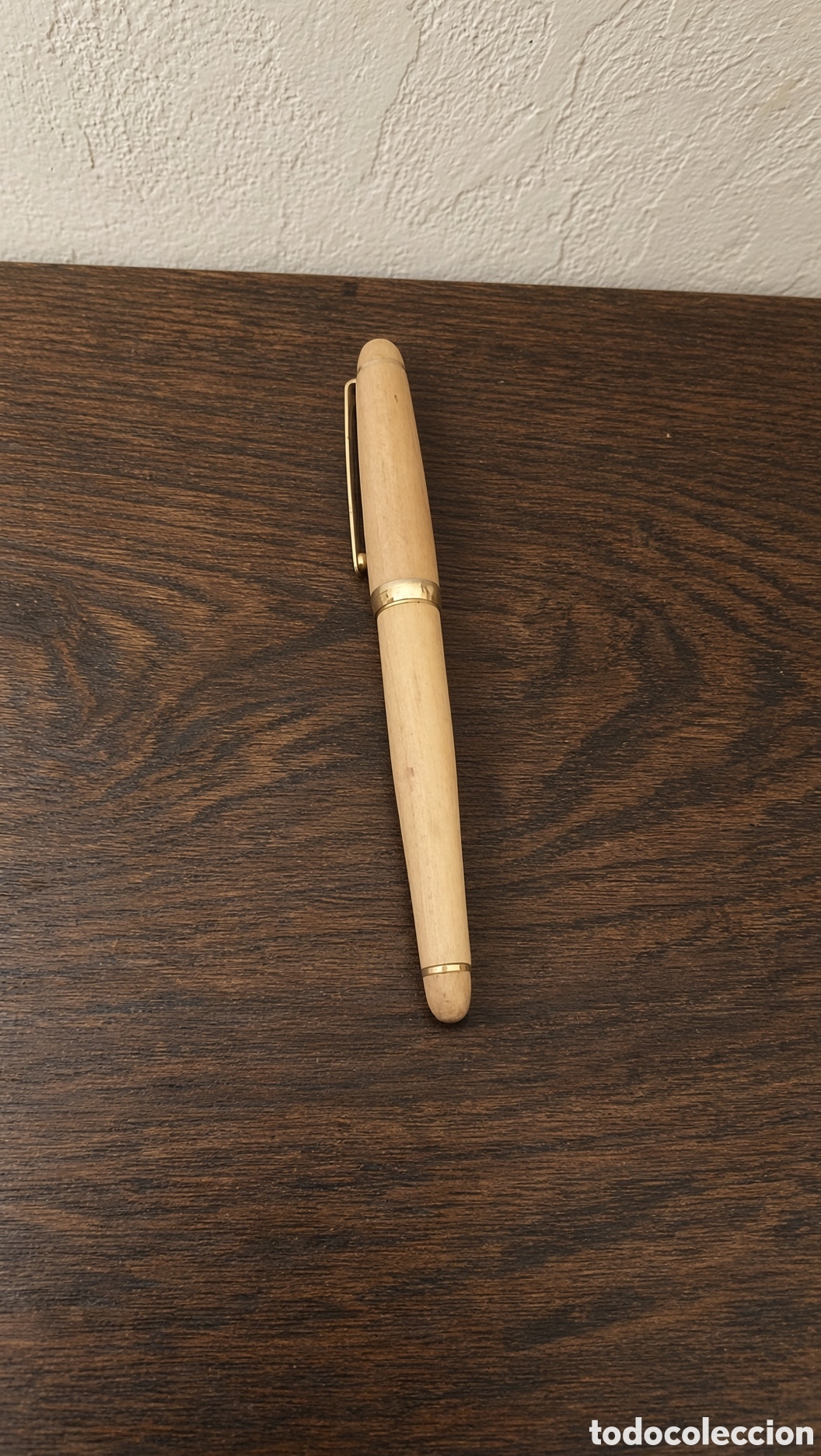 Plumas estilogr&aacute;ficas antiguas: Pluma IRIDIUM POINT GERMANY Madera