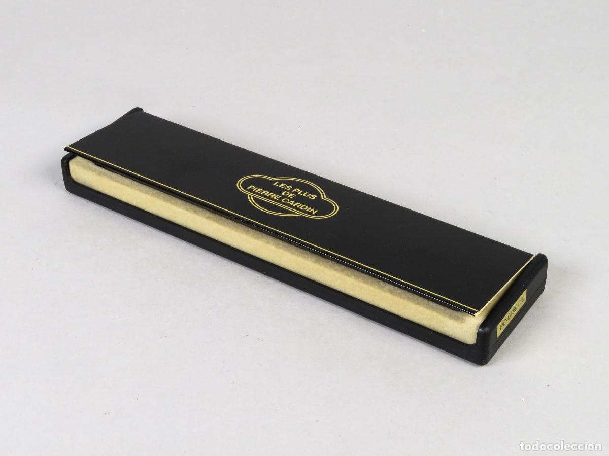 Plumas estilogr&aacute;ficas antiguas: Pluma Pierre Cardin con estuche original - Foto 5