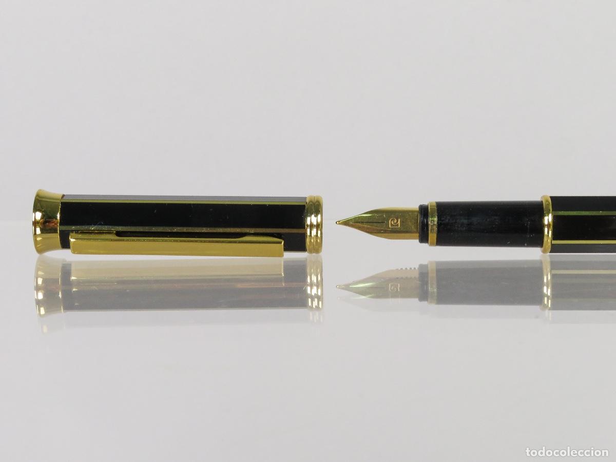 Plumas estilogr&aacute;ficas antiguas: Pluma Pierre Cardin con estuche original - Foto 10
