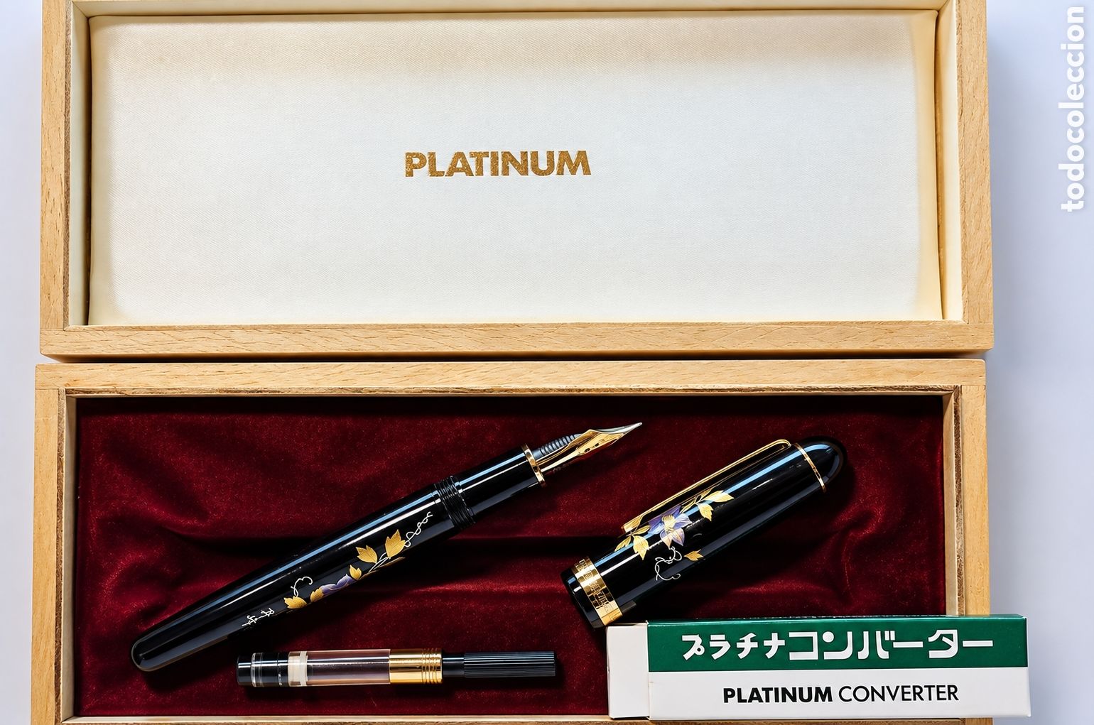 Plumas estilogr&aacute;ficas antiguas: PLATINUM #3776 Maki-e Jap&oacute;n &ndash; Shōhō &ndash; Nueva sin usar