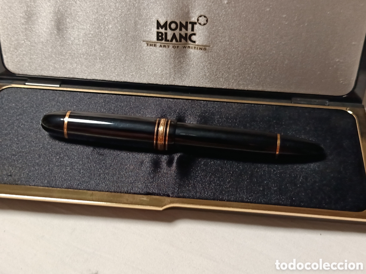 Plumas estilogr&aacute;ficas antiguas: MONTBLANC MEISTERST&Uuml;CK 149, GORDA, PLUMA ESTILOGRAFICA ,PLUMIN ORO 14 K BICOLOR