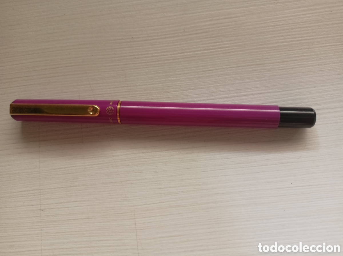 Plumas estilogr&aacute;ficas antiguas: Inoxcrom pluma Oxford magenta. Nuevo