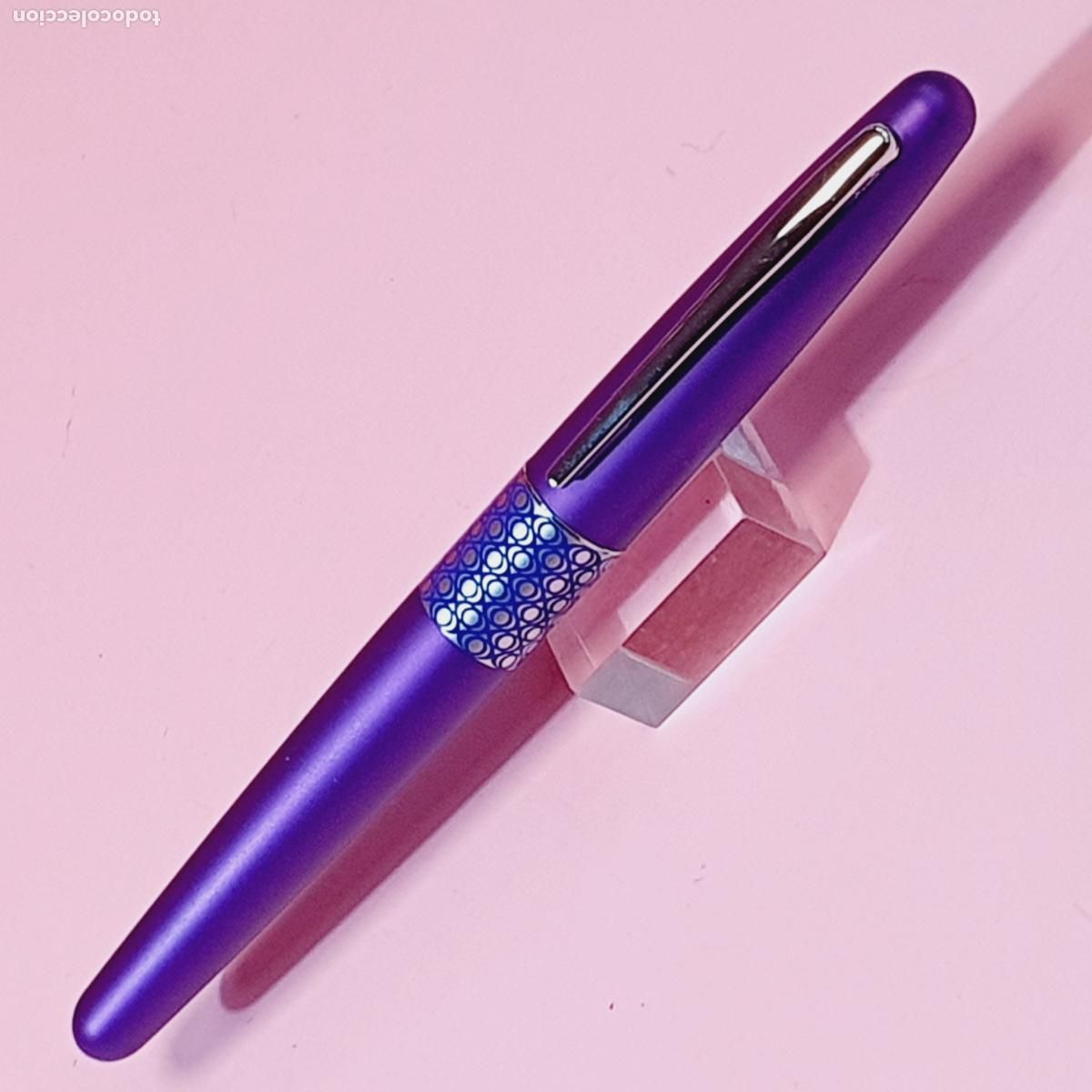 Plumas estilogr&aacute;ficas antiguas: PLUMA ESTILOGR&Aacute;FICA-PILOT 1013 VIOLETA-JAP&Oacute;N-NUEVA-EXCELENTE-COLECCIONISTAS.