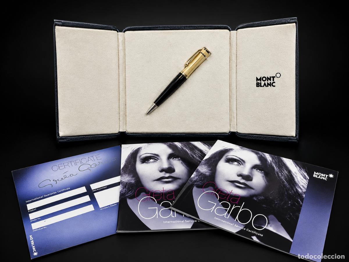 Plumas estilogr&aacute;ficas antiguas: BOLIGRAFO MONTBLANC MUSES GRETA GARBO, EDICI&Oacute;N ESPECIAL