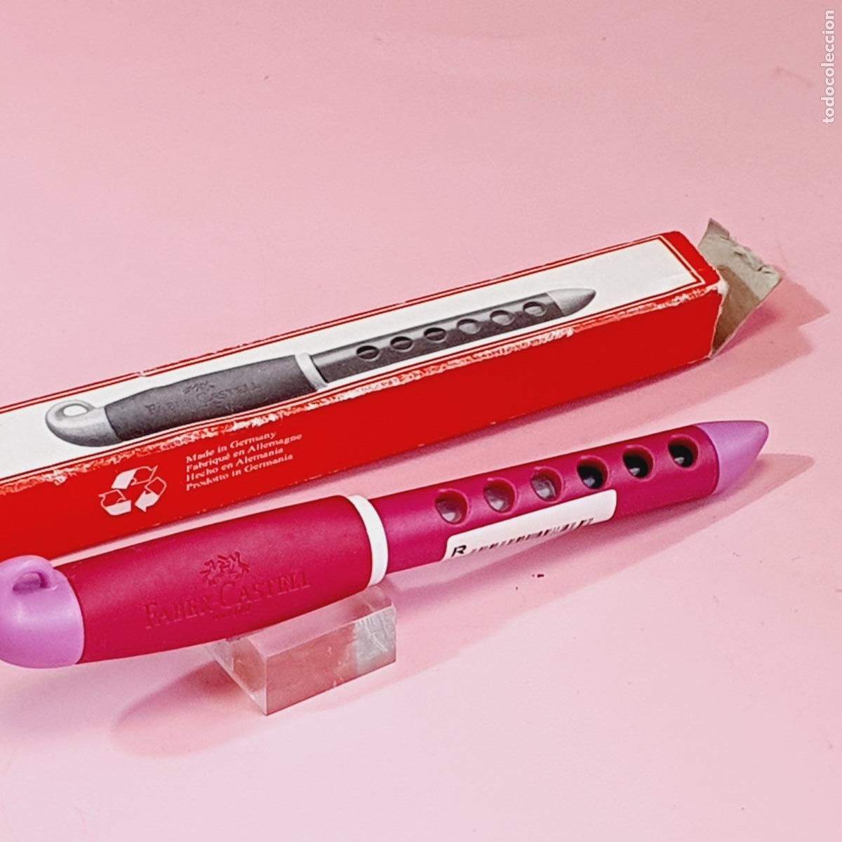 Plumas estilogr&aacute;ficas antiguas: PLUMA ESTILOGR&Aacute;FICA-FABER CASTELL-CEREZA-DISE&Ntilde;O-CAJA-VER FOTOGRAF&Iacute;AS.