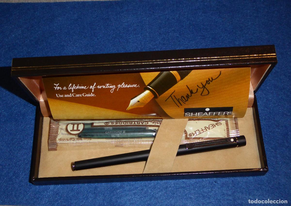 Plumas estilogr&aacute;ficas antiguas: PLUMA ESTILOGRAFICA SHEAFFER TARGA 1002 SLIM MEDIUM - CON CONVERTIDOR