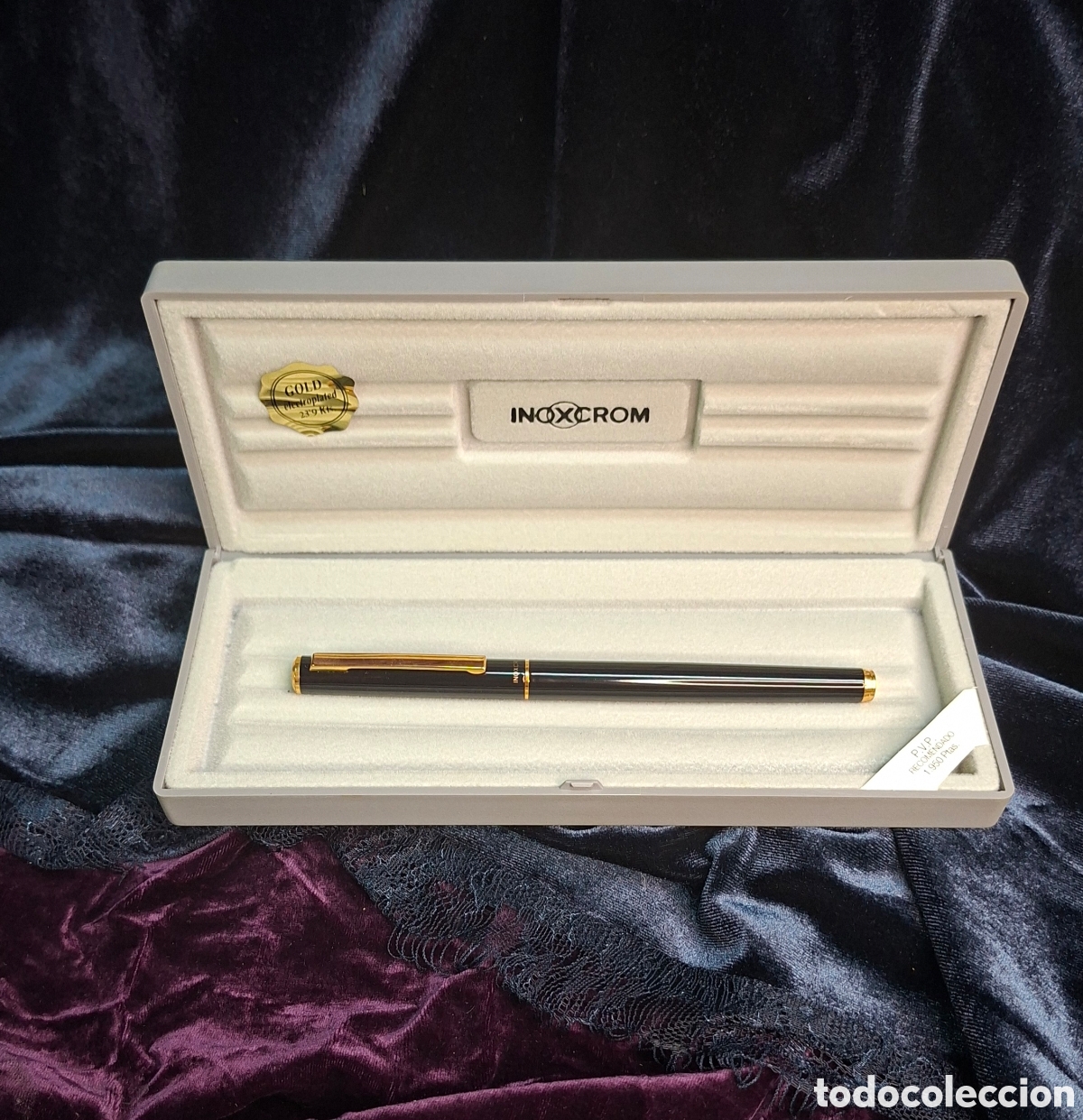 Plumas estilogr&aacute;ficas antiguas: Pluma Inoxcrom nueva en caja original. - Foto 15