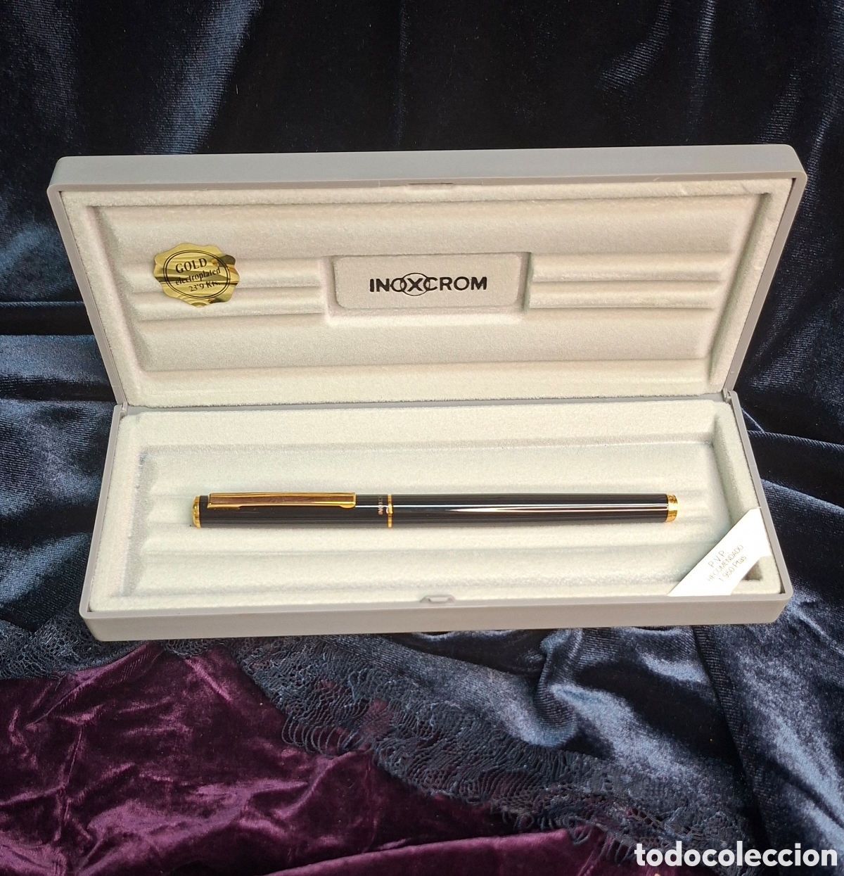 Plumas estilogr&aacute;ficas antiguas: Pluma Inoxcrom nueva en caja original. - Foto 21