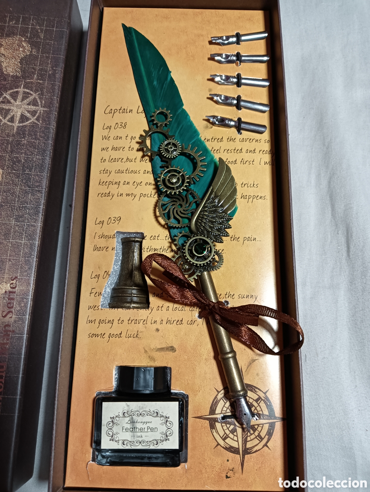 Plumas estilogr&aacute;ficas antiguas: Pluma Estilogr&aacute;fica Escribir Tinta - Foto 2