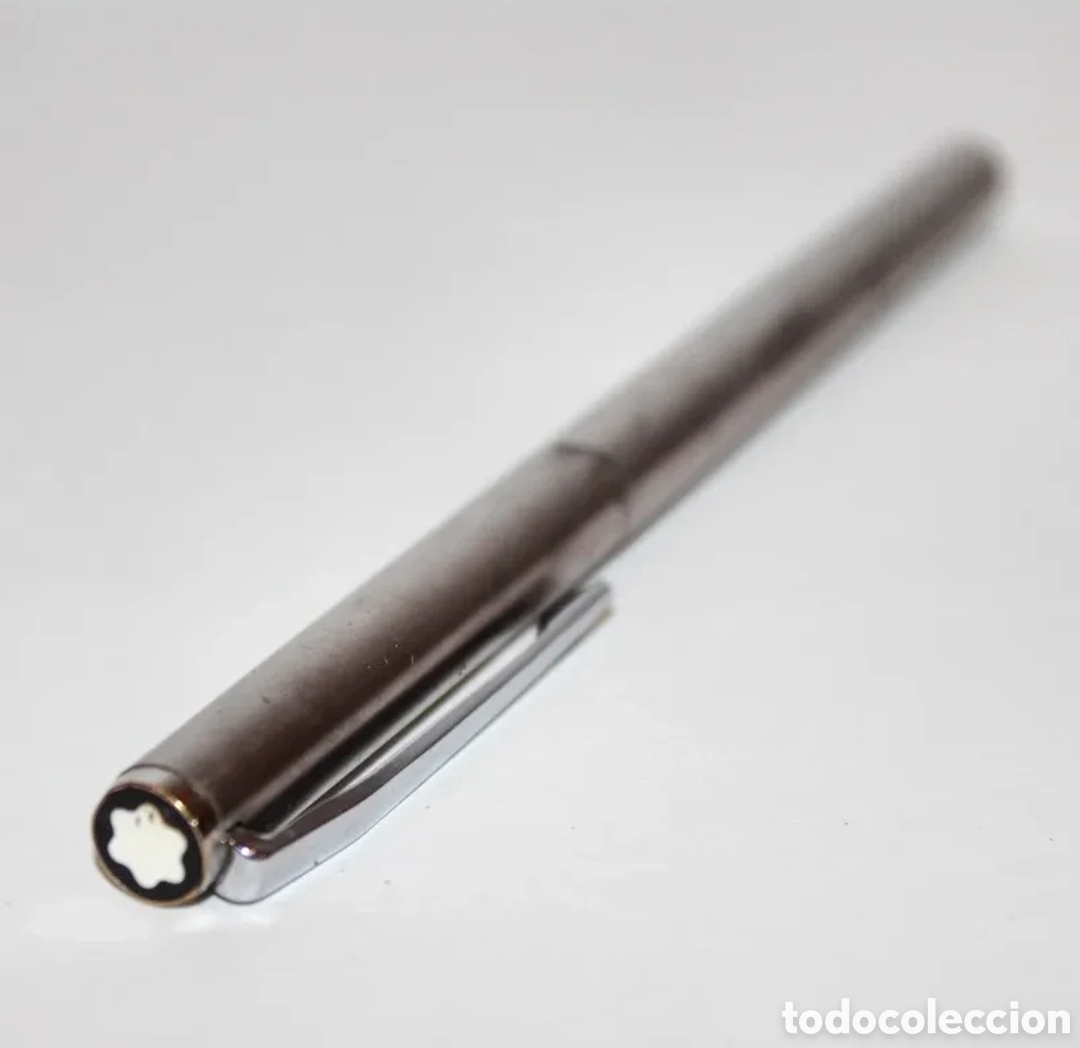 Plumas estilogr&aacute;ficas antiguas: Pluma Montblanc Noblesse de acero - Foto 4