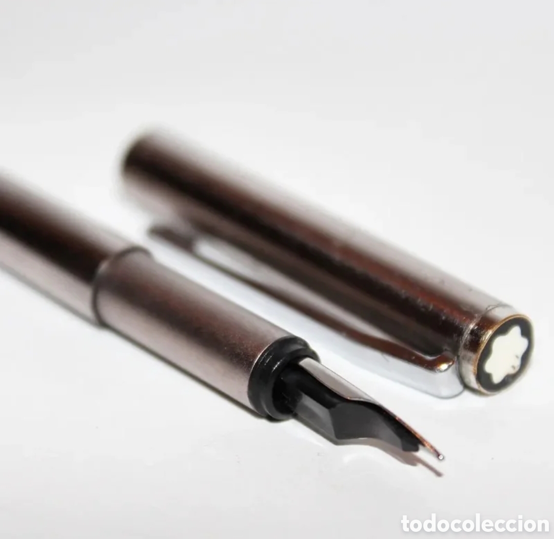 Plumas estilogr&aacute;ficas antiguas: Pluma Montblanc Noblesse de acero - Foto 1