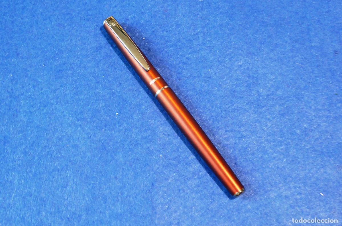 Plumas estilogr&aacute;ficas antiguas: PLUMA ESTILOGRAFICA INOXCROM PARIS - ROJO - NUEVA