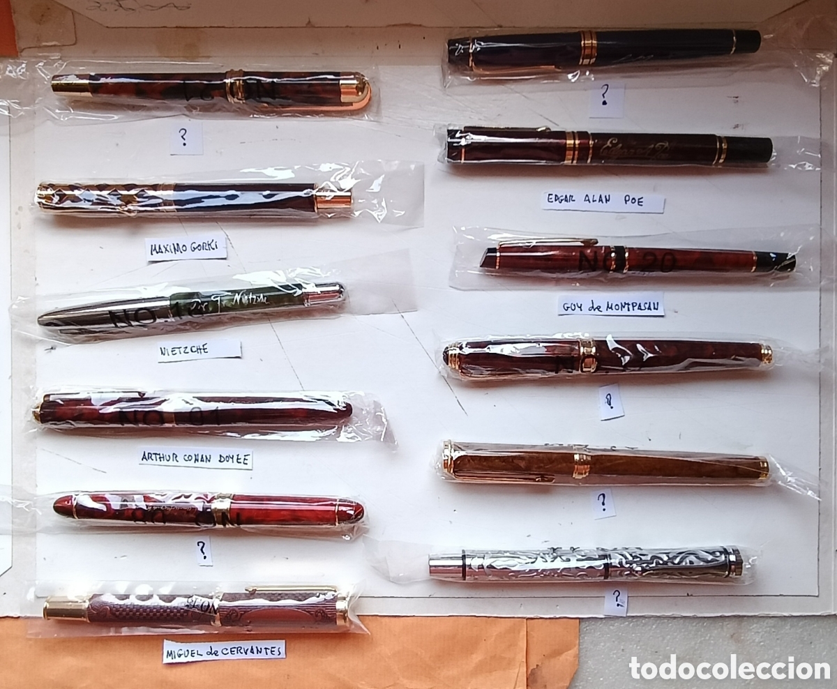 Plumas estilogr&aacute;ficas antiguas: Plumas estilograficas Grandes Escritores