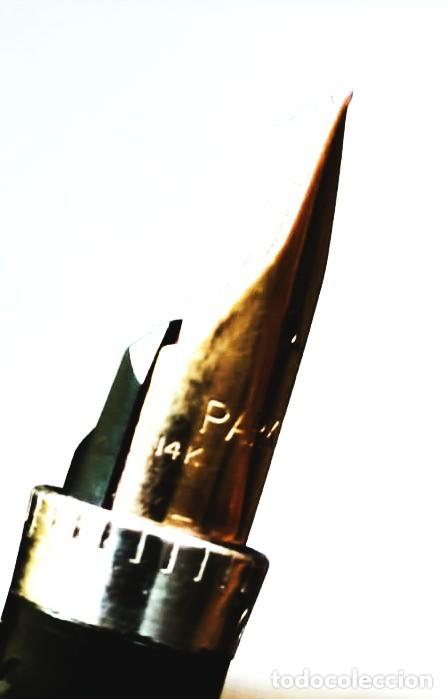 Plumas estilogr&aacute;ficas antiguas: Parker 75 Cisel&eacute; // Cuerpo Plata y plum&iacute;n oro - Foto 7